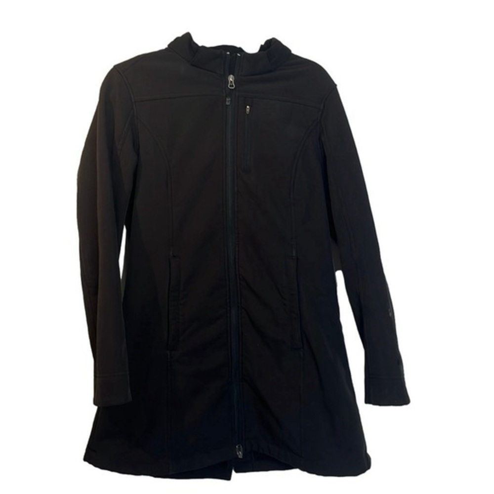 ⭐️ Marika black coat- size medium- with small flaw on sleeve